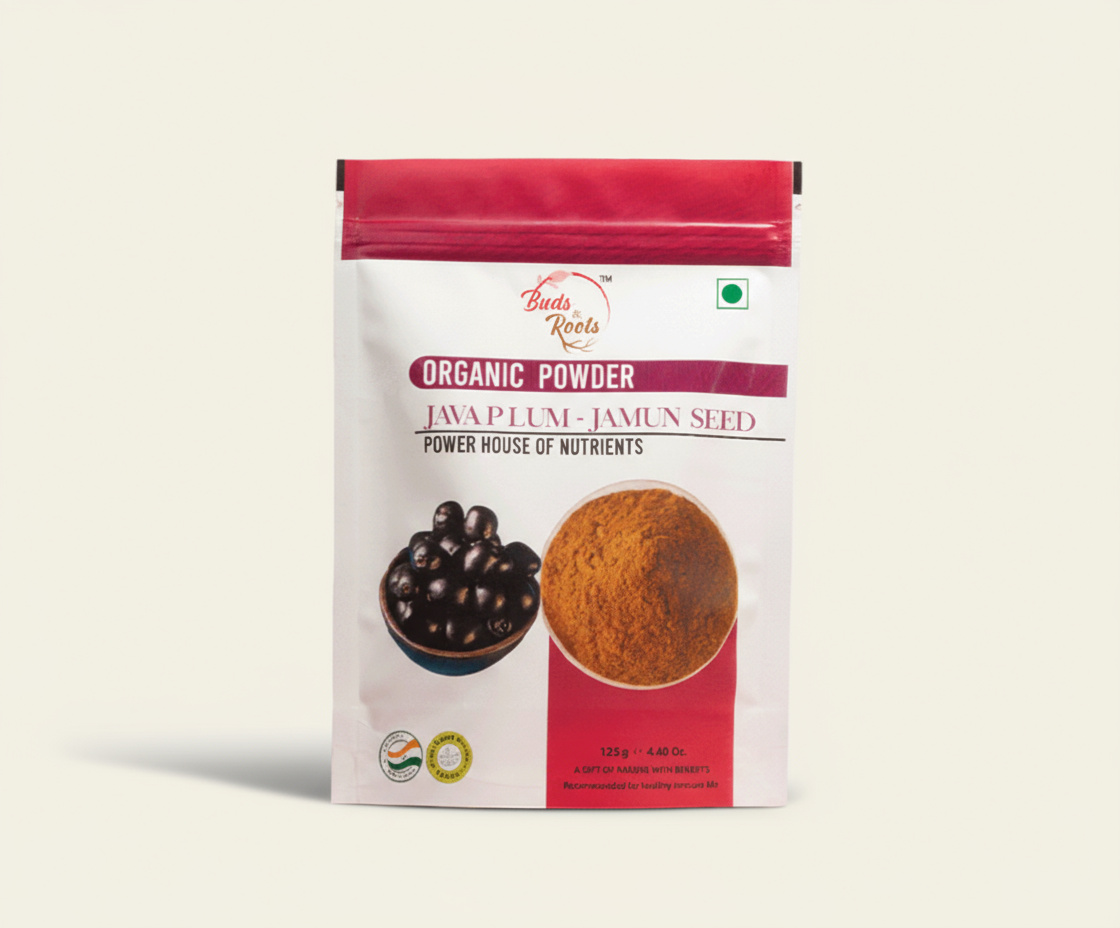 Buds & Roots Java Plum-Jamun Seed Organic Powder