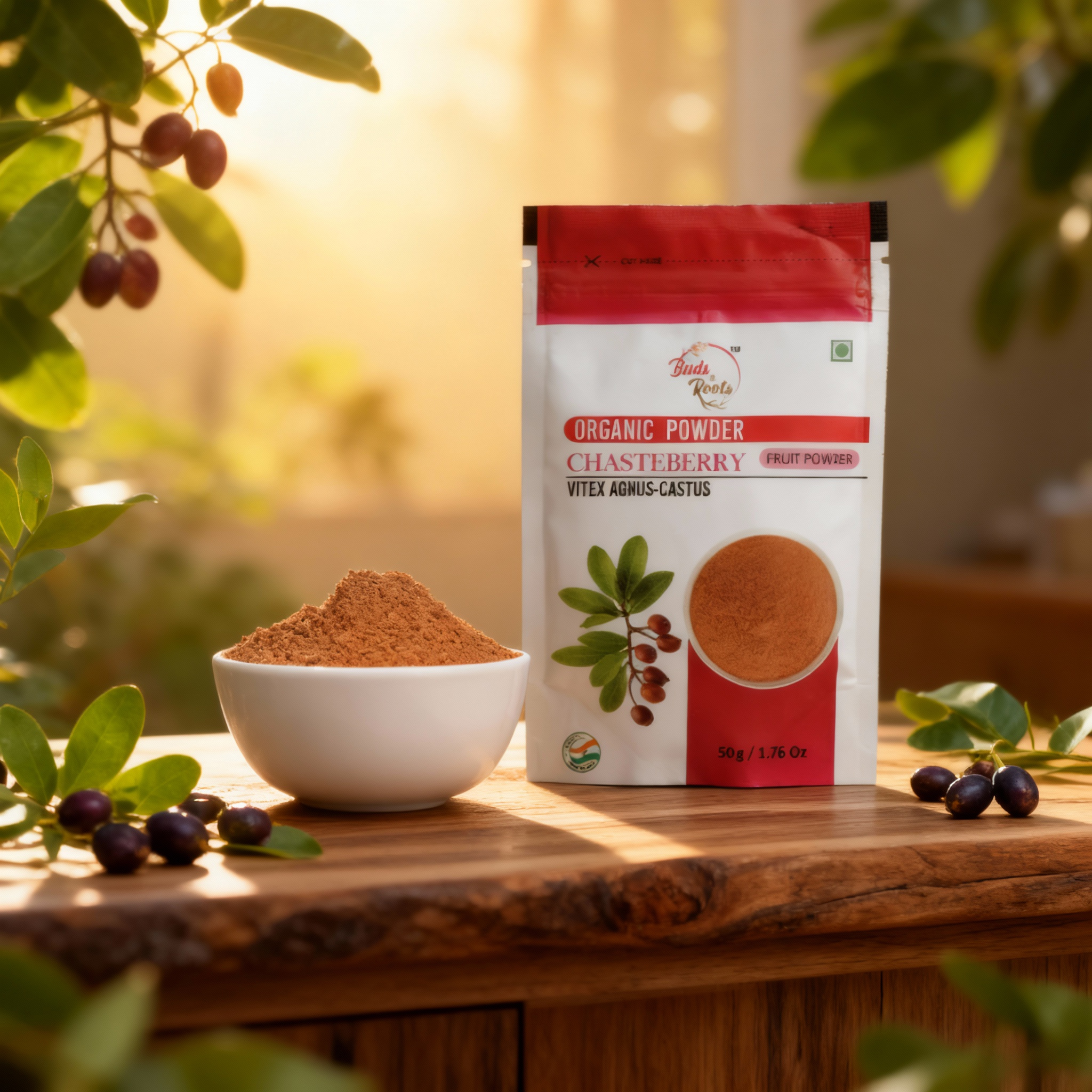 Buds & Roots Chasteberry Fruit Powder - Image 2