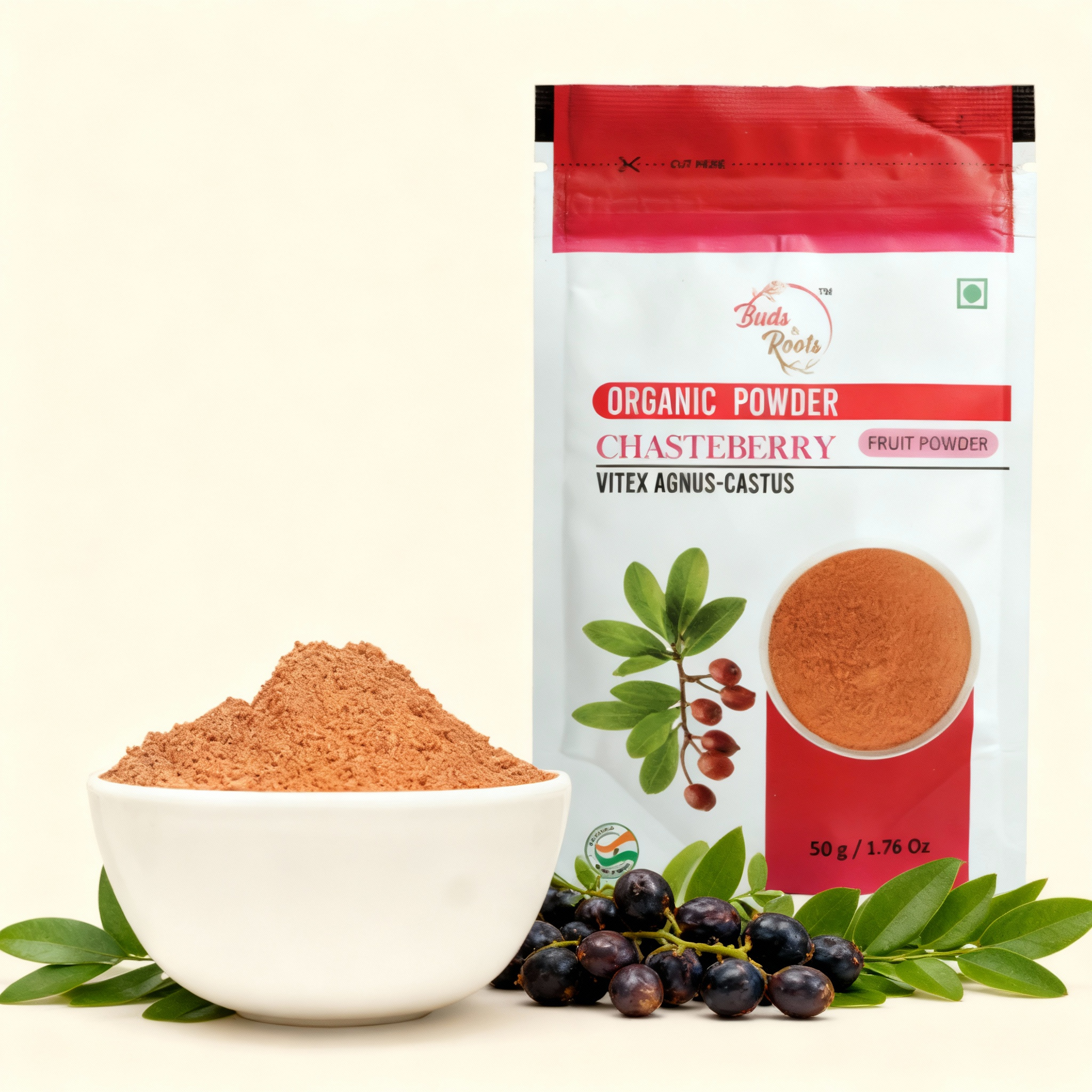 Buds & Roots Chasteberry Fruit Powder - Image 3
