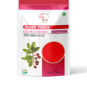 Buds & Roots Chasteberry Fruit Powder in Trinidad and Tobago, finely ground chasteberry fruit powder in convenient packaging for everyday herbal use.